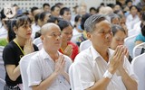 Xúc động những hình ảnh bệnh nhân nghe giảng về ý nghĩa lễ Vu lan
